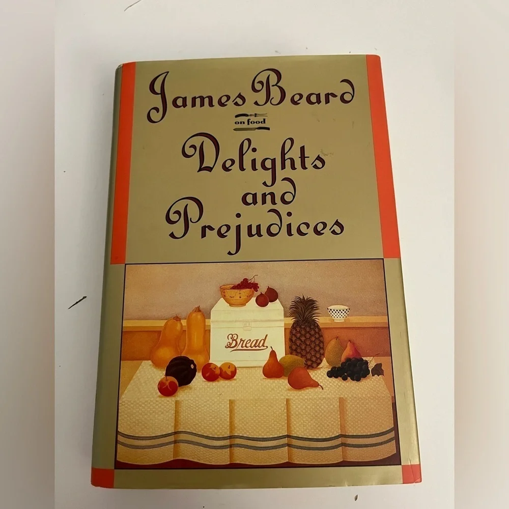 James Beard – “Delights and Prejudices” Hardcover Cookbook (Vintage Edition)